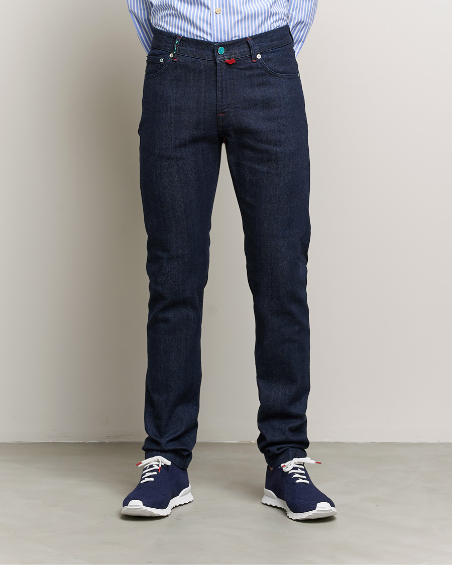 Mies | Kiton | Kiton | Slim Fit Stretch Jeans Dark Blue
