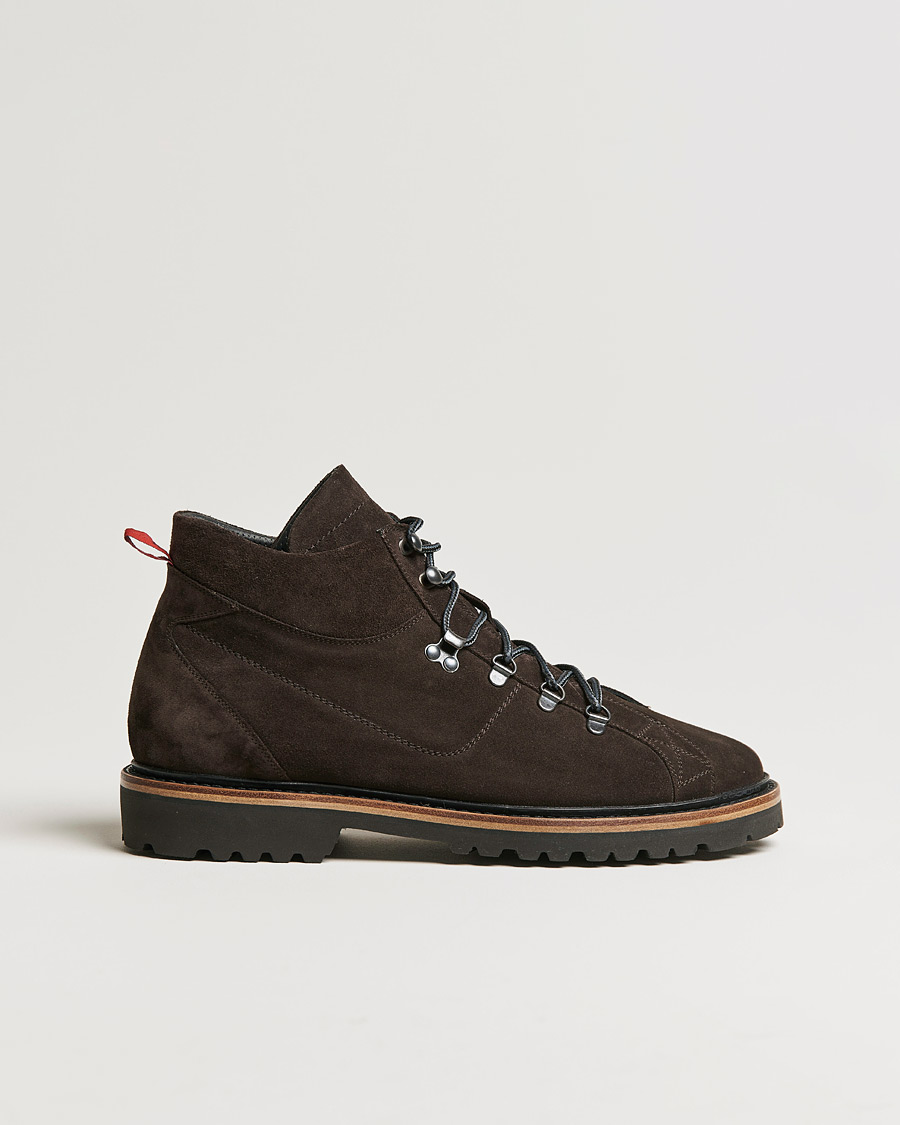 Mies | Kiton St Moritz Winter Boots Dark Brown Suede | Kiton | St Moritz Winter Boots Dark Brown Suede