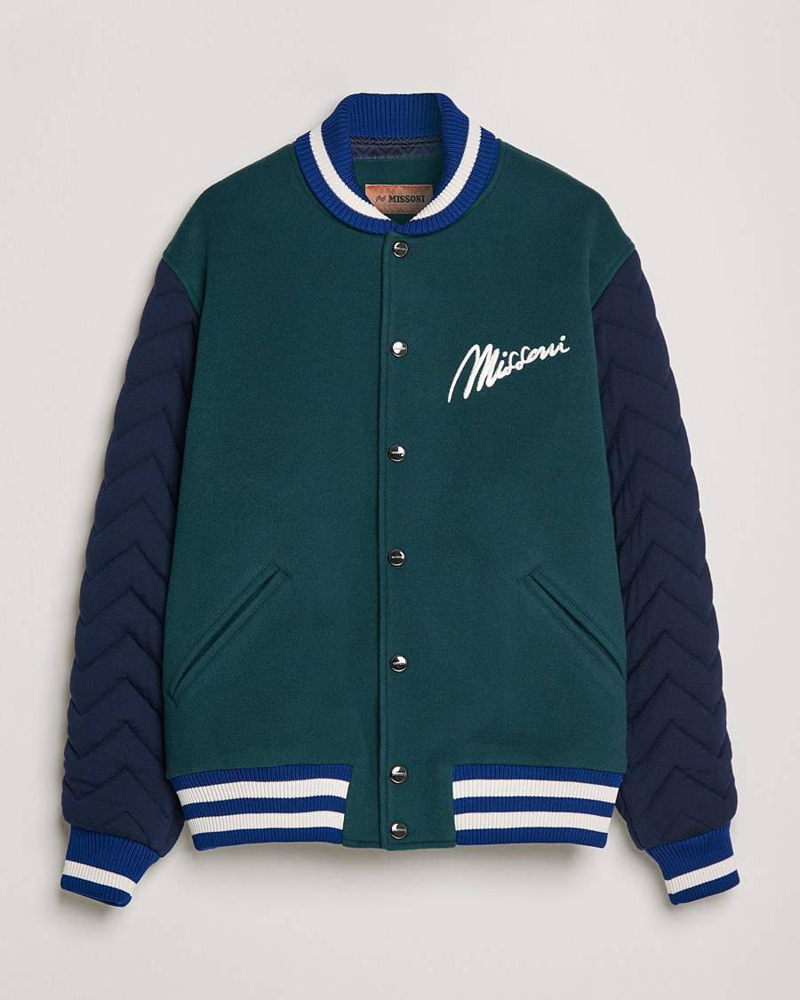 Mies | Takit | Missoni | Varsity Jacket Navy