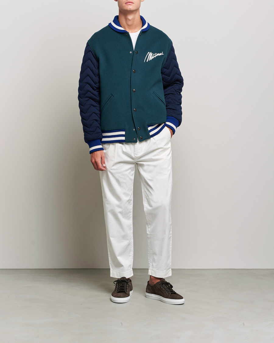 Mies | Takit | Missoni | Varsity Jacket Navy