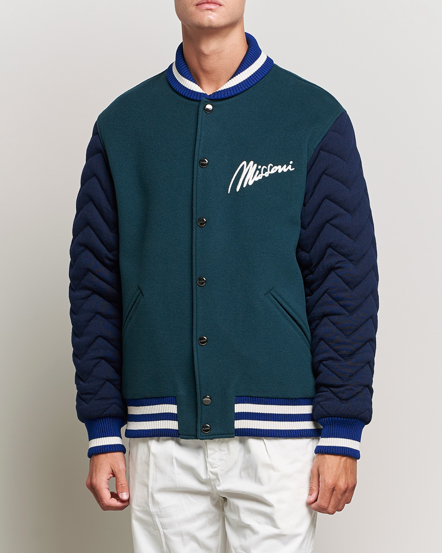 Mies | Missoni | Missoni | Varsity Jacket Navy