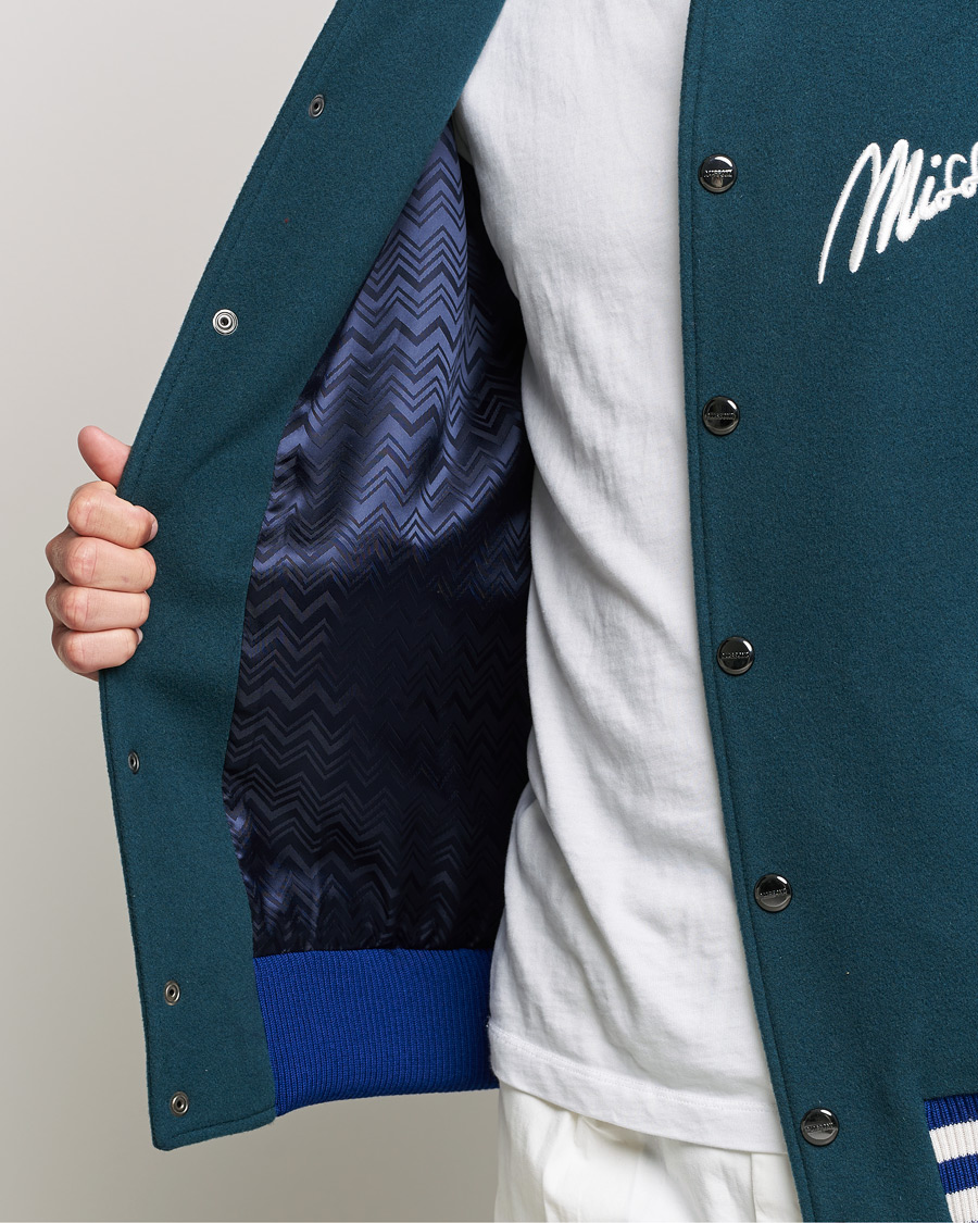 Mies | Takit | Missoni | Varsity Jacket Navy