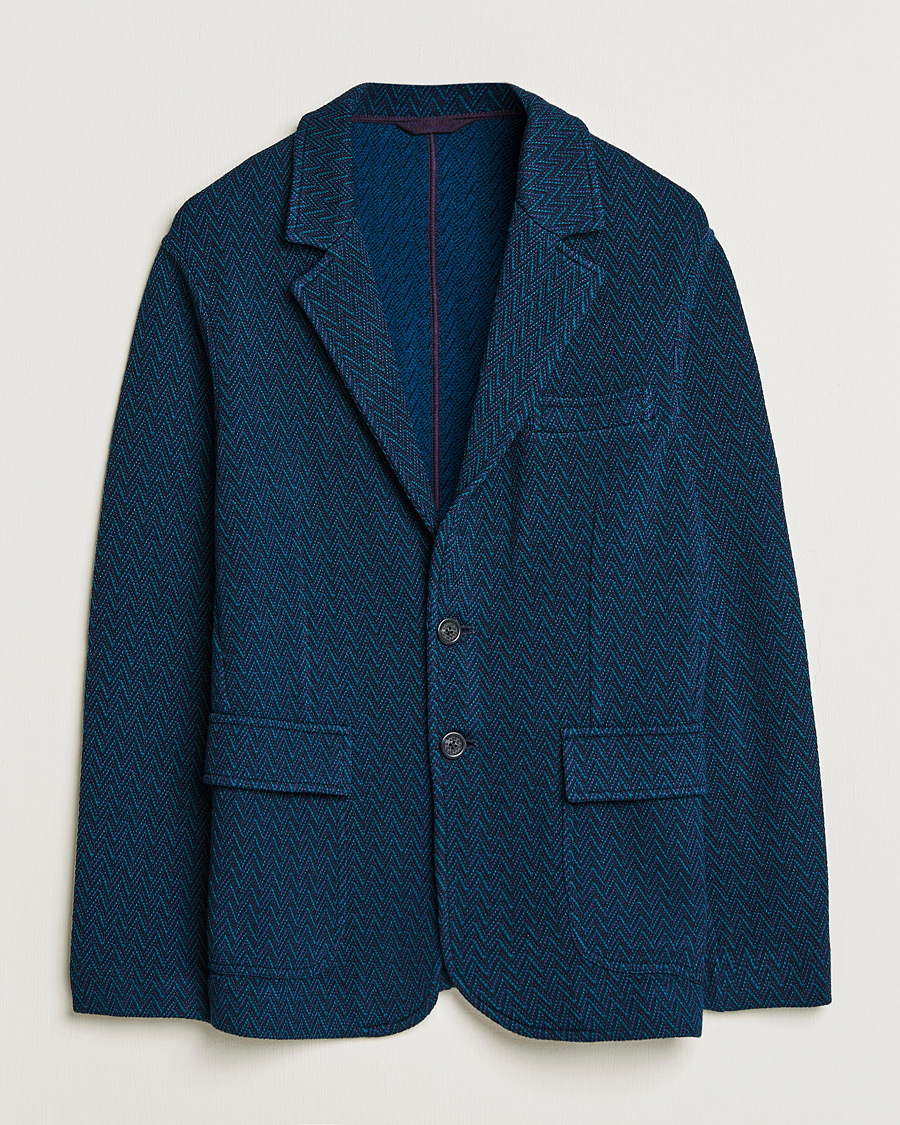 Mies | Pikkutakit | Missoni | Zig Zag Knitted Blazer Navy