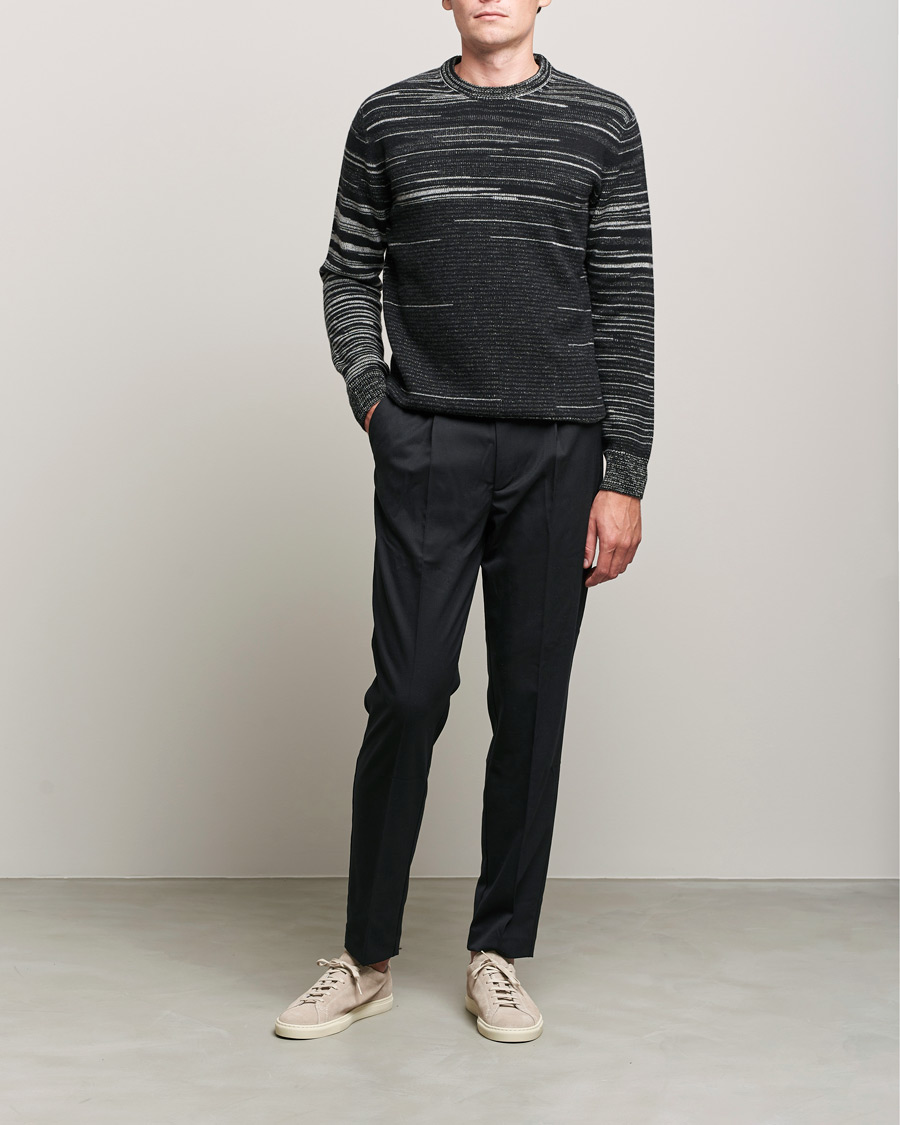 Mies | Missoni | Missoni | Fiammato Cashmere Sweater Black/White