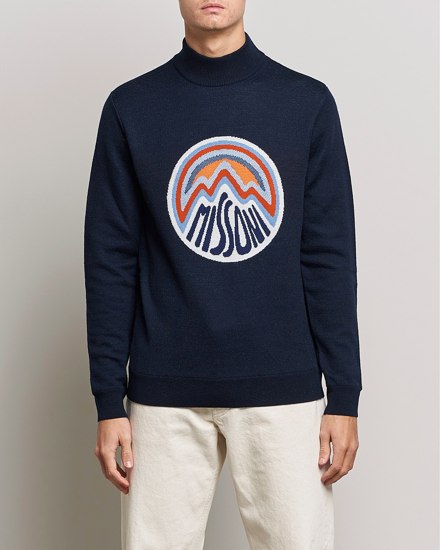 Mies | Puserot | Missoni | Mountain Calling High Neck Navy