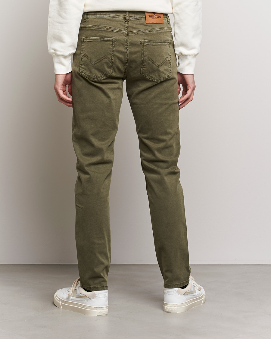 Mies | Housut | Morris | James Brushed Chinos Olive