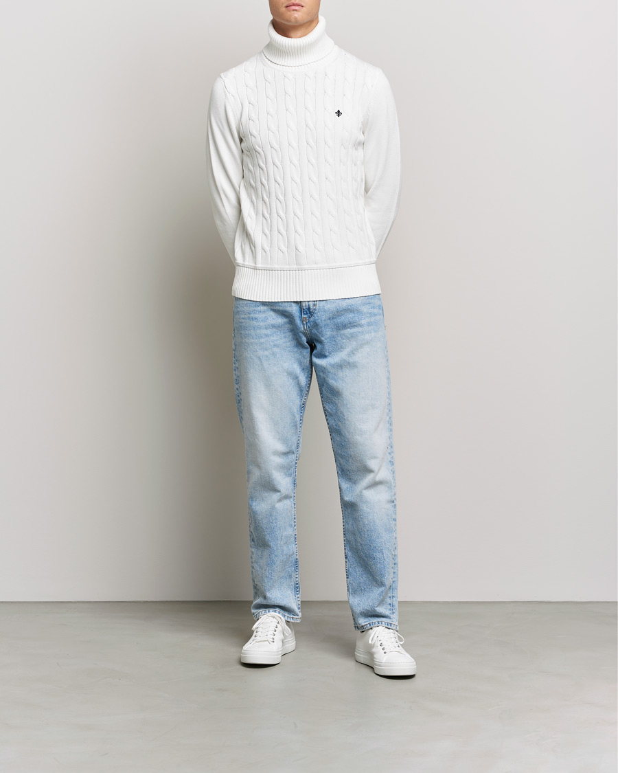 Mies | Puserot | Morris | Edmond Cable Rollneck Off White