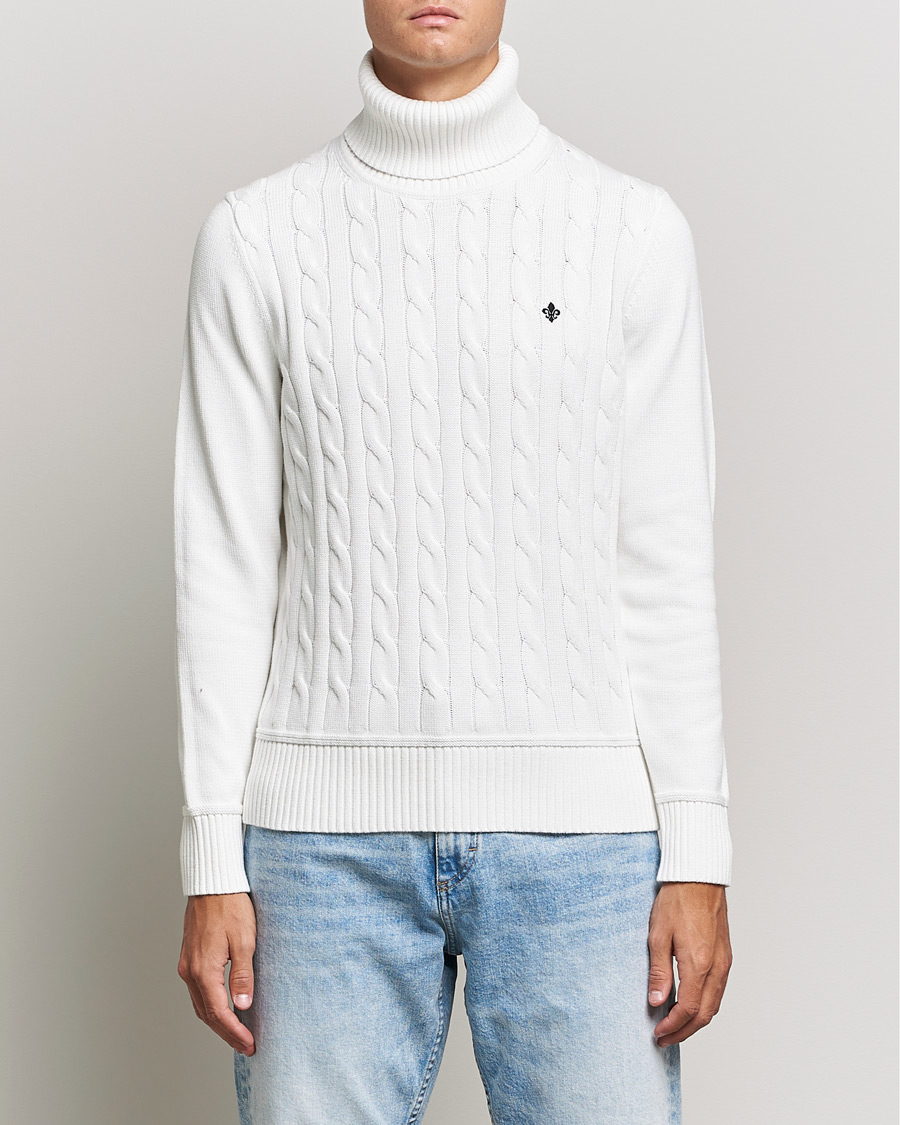 Mies | Puserot | Morris | Edmond Cable Rollneck Off White