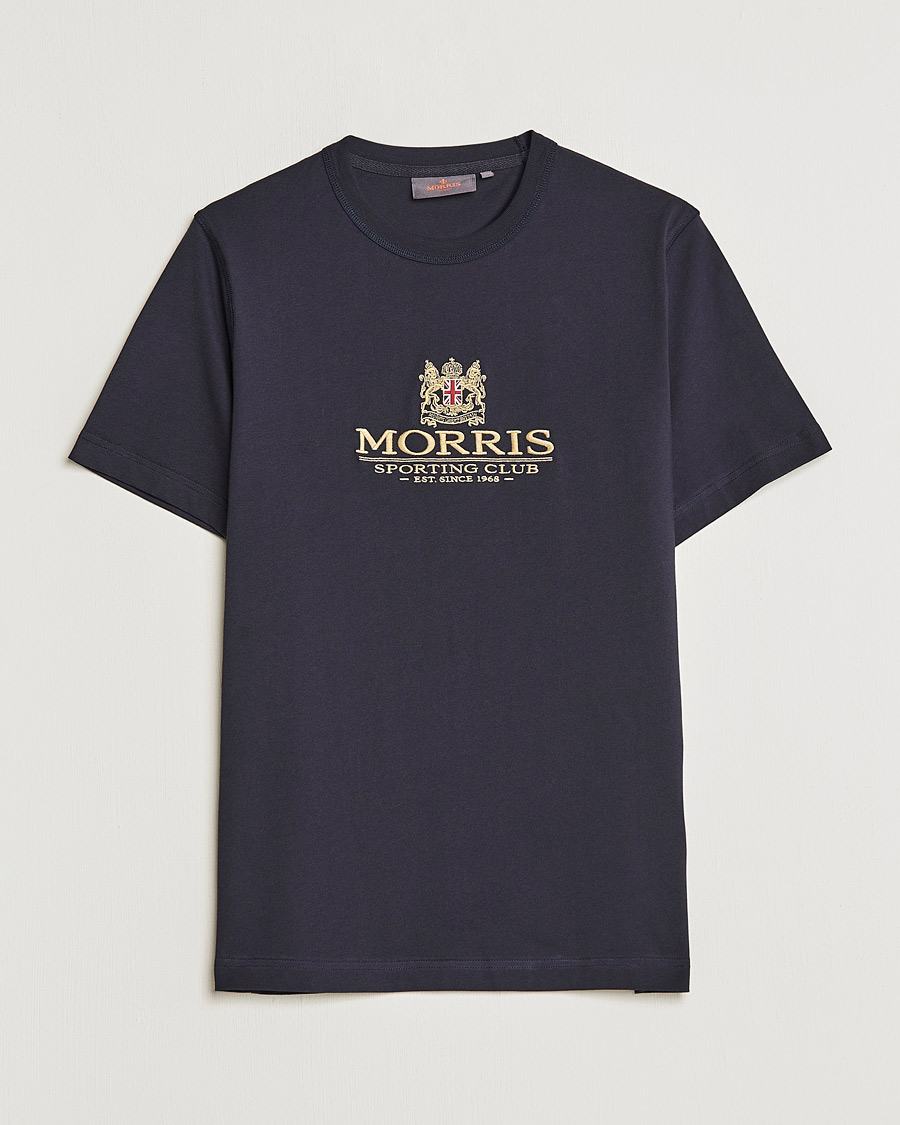 Mies | T-paidat | Morris | Trevor Logo T-shirt Blue