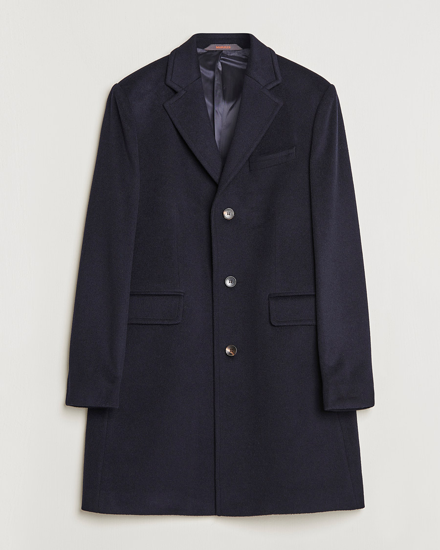 Mies | Takit | Morris | Wool/Cashmere Coat Navy