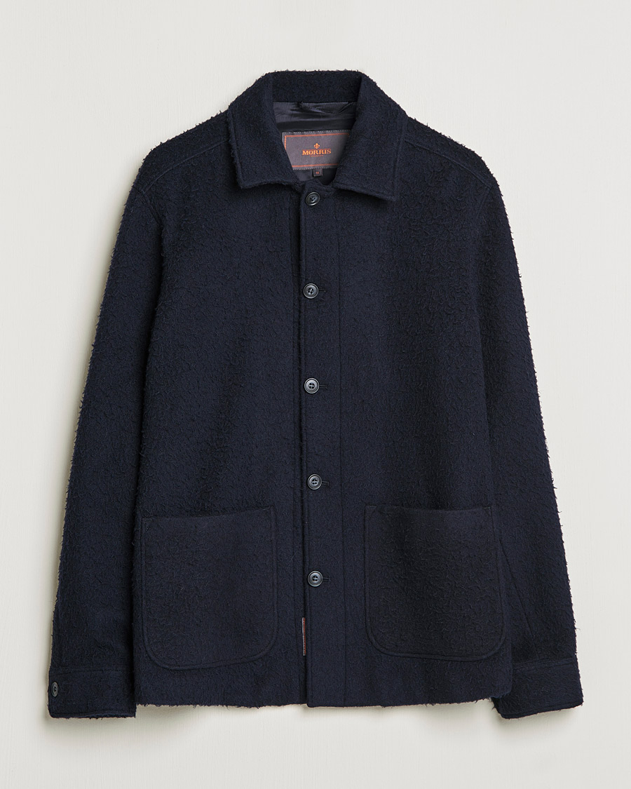 Mies | Takit | Morris | Shaggy Shirt Jacket Navy