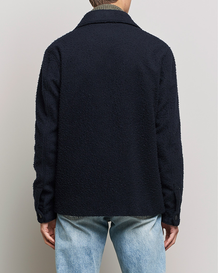 Mies | Takit | Morris | Shaggy Shirt Jacket Navy