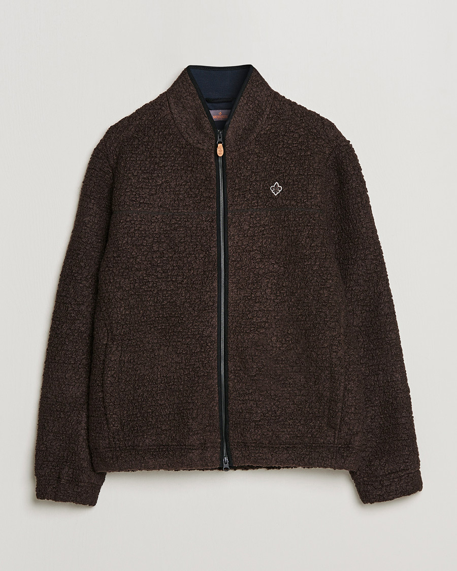Mies | Puserot | Morris | Chadwick Pile Jacket Dark Brown