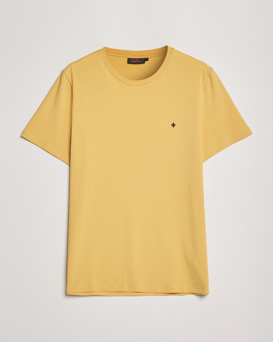 Mies | T-paidat | Morris | James Crew Neck T-shirt Yellow