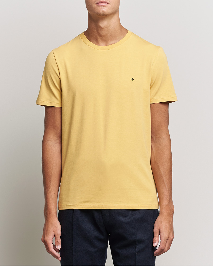 Mies | T-paidat | Morris | James Crew Neck T-shirt Yellow