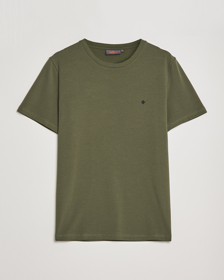 Mies | T-paidat | Morris | James Crew Neck T-shirt Olive