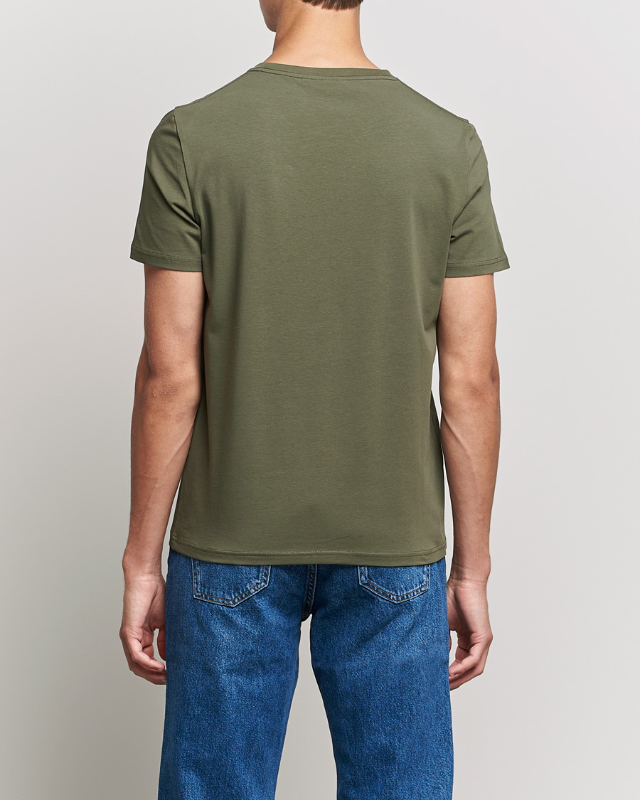 Mies | T-paidat | Morris | James Crew Neck T-shirt Olive