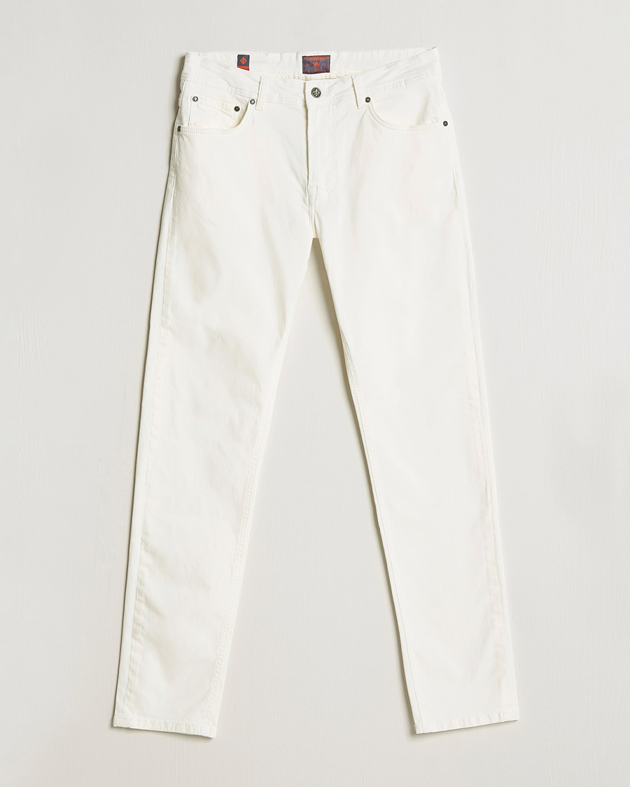 Mies | Housut | Morris | James Brushed Chinos Off White