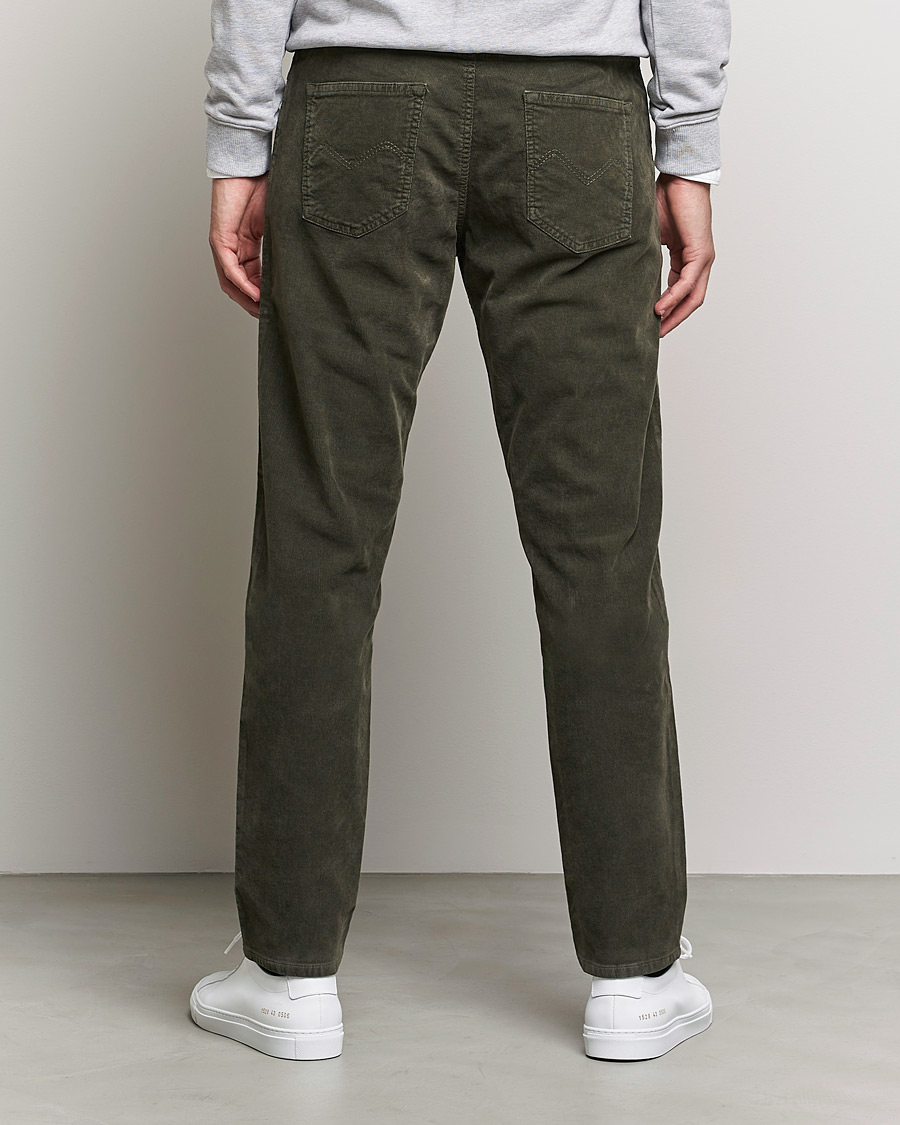 Mies | Housut | Morris | James Corduroy 5-Pocket Pants Olive