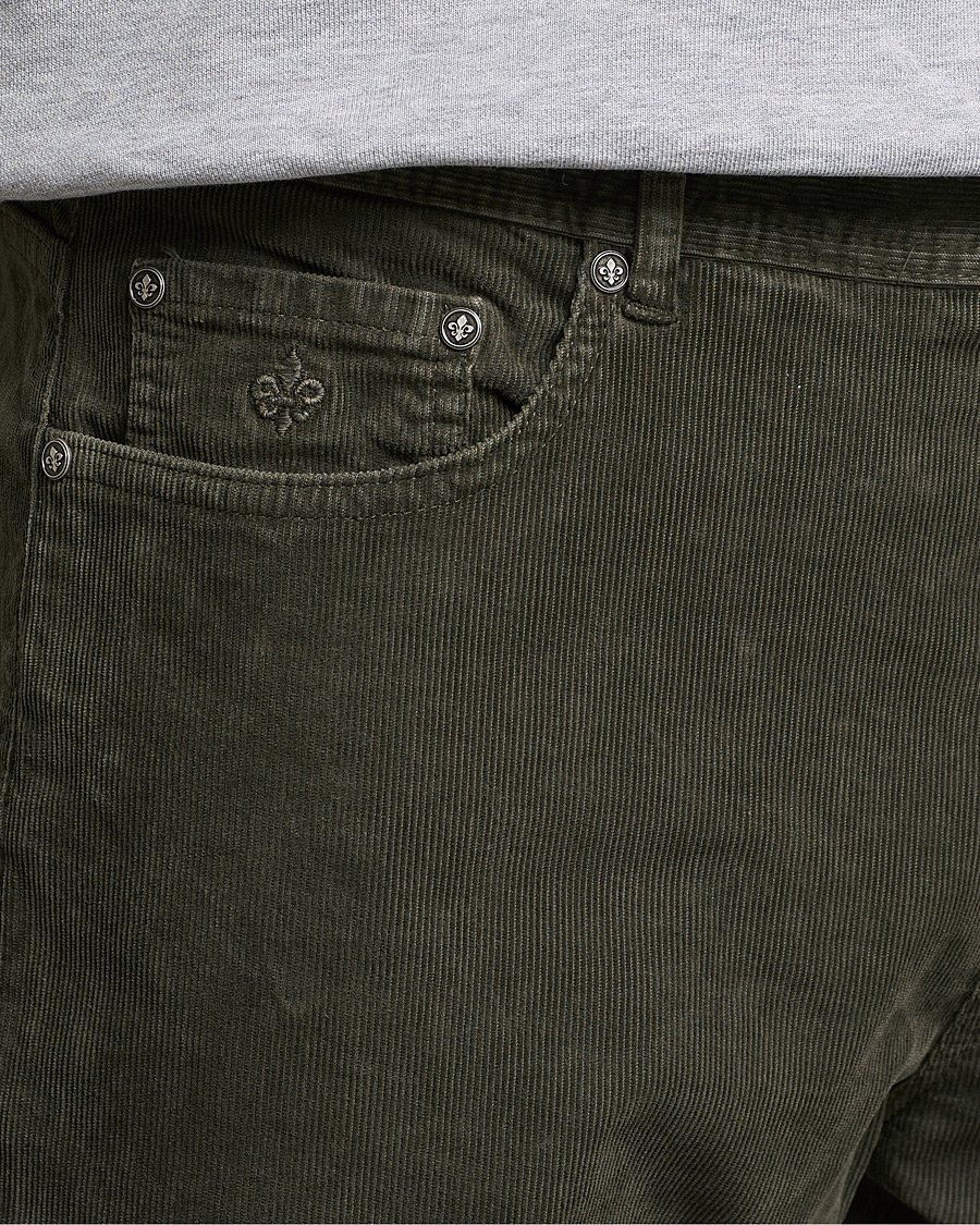 Mies | Housut | Morris | James Corduroy 5-Pocket Pants Olive
