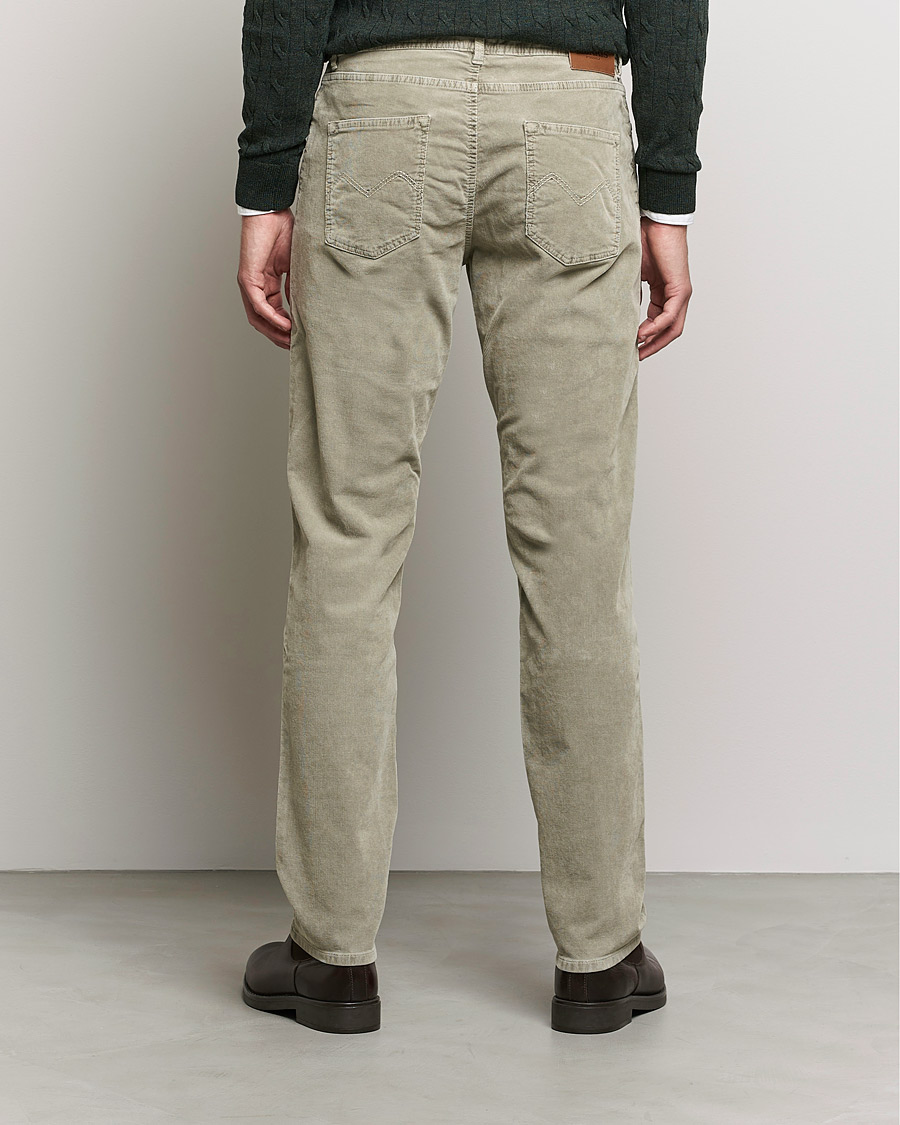 Mies | Housut | Morris | James Corduroy 5-Pocket Pants Khaki Grey