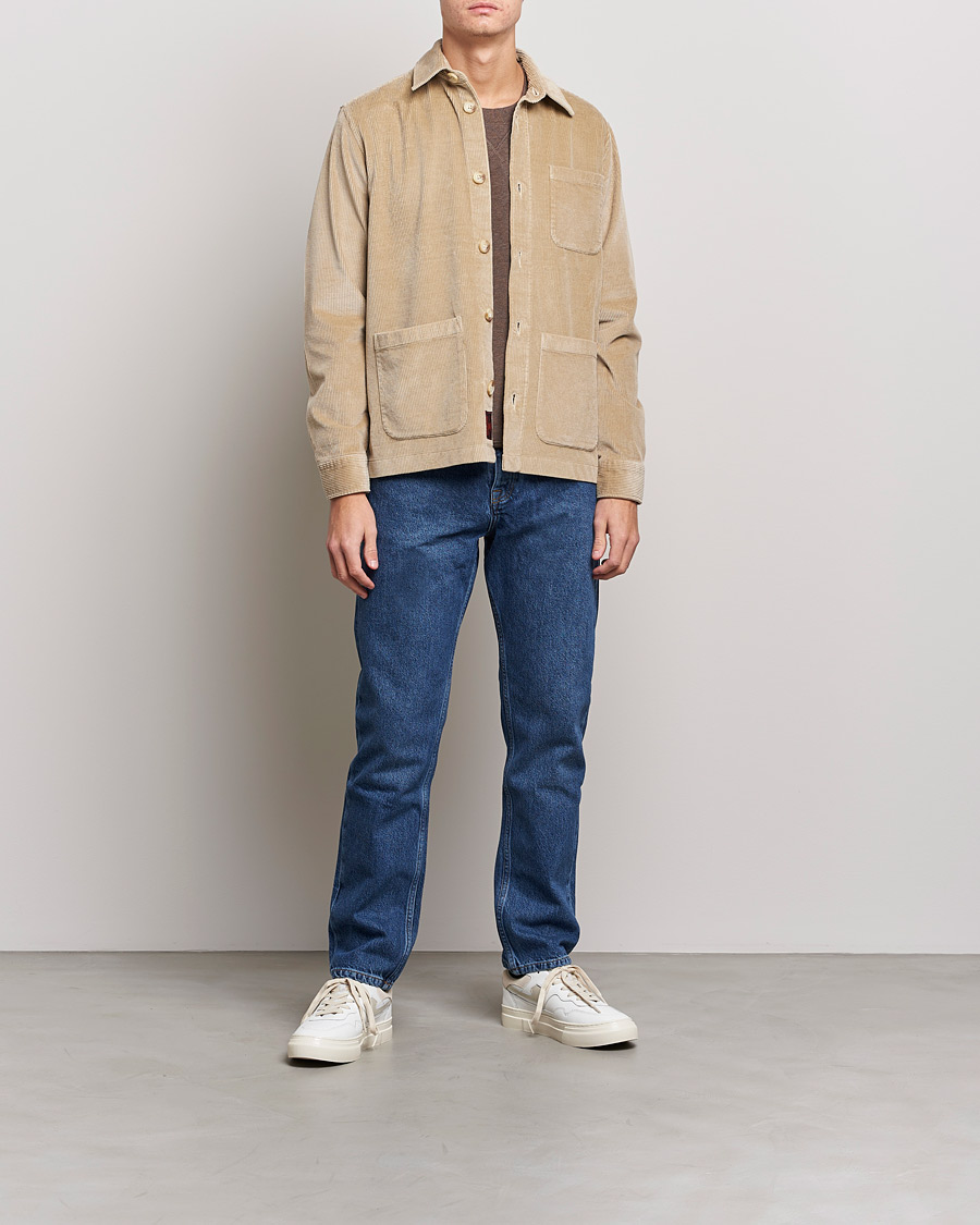 Mies | Kauluspaidat | Morris | Heaton Corduroy Shirt Jacket Khaki