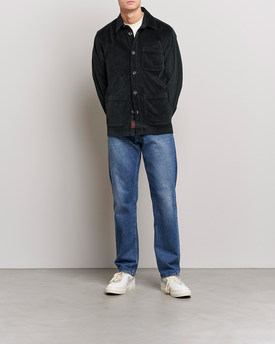 Mies |  | Morris | Heaton Corduroy Shirt Jacket Olive
