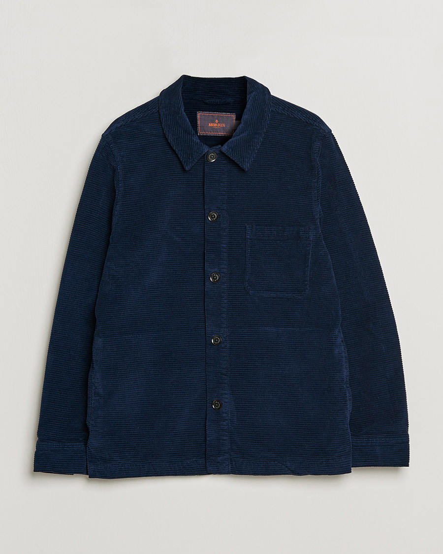 Miehet |  | Morris | Criss Cuts Corduroy Shirt Jacket Blue