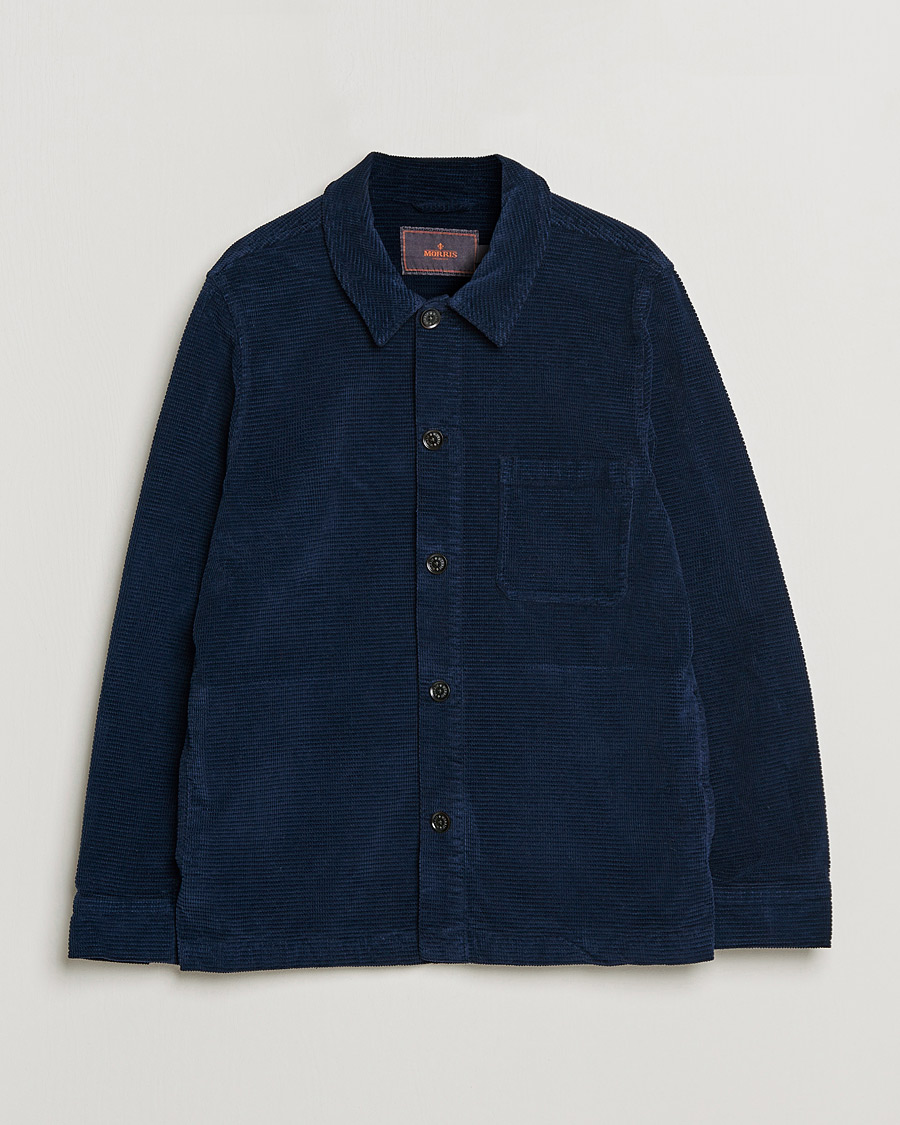 Mies | Kauluspaidat | Morris | Criss Cuts Corduroy Shirt Jacket Blue