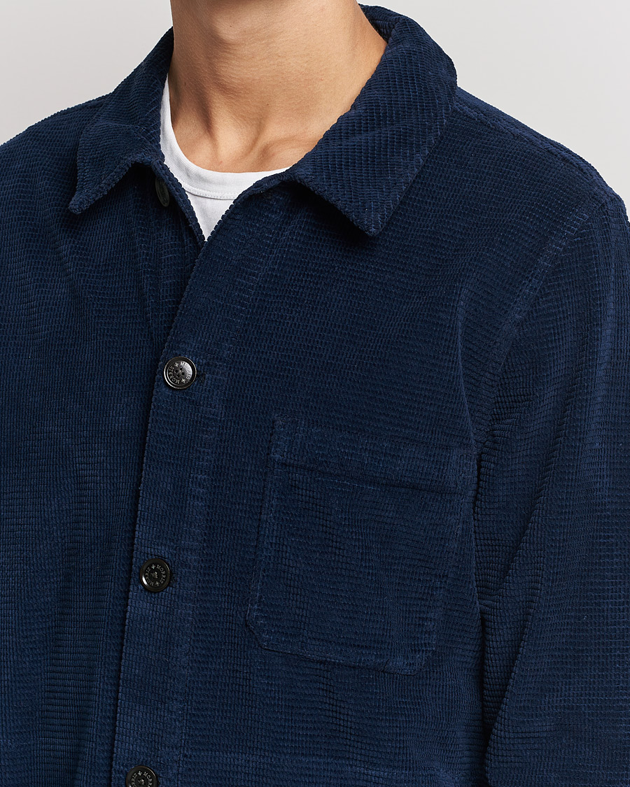 Mies | Kauluspaidat | Morris | Criss Cuts Corduroy Shirt Jacket Blue