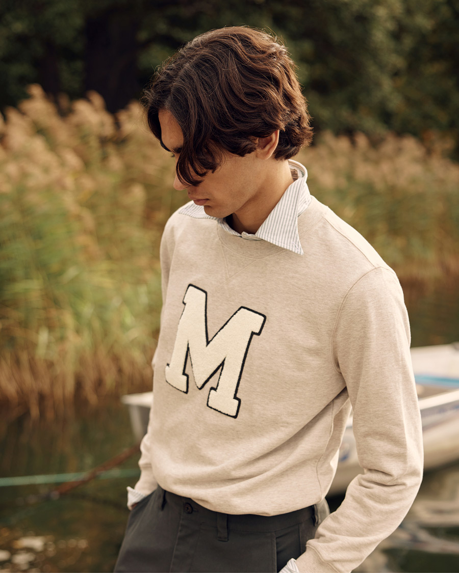 Mies | Puserot | Morris | Leoni Logo Sweatshirt Khaki