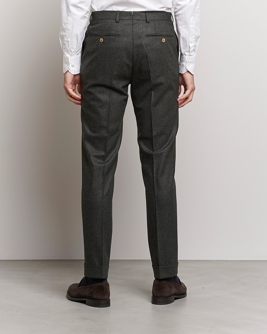Mies | Housut | Morris Heritage | Jack Flannel Suit Trousers Green
