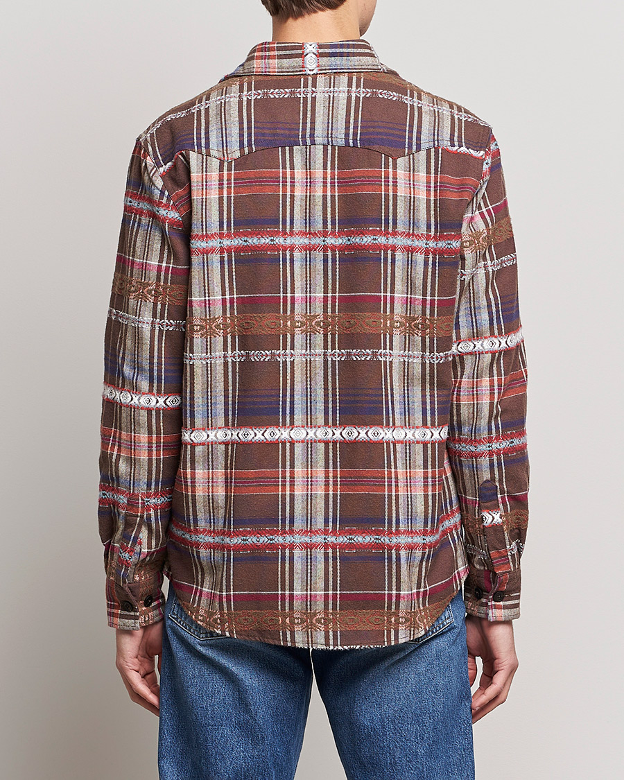 Mies | Kauluspaidat | Morris | Walton Inca Overshirt Brown