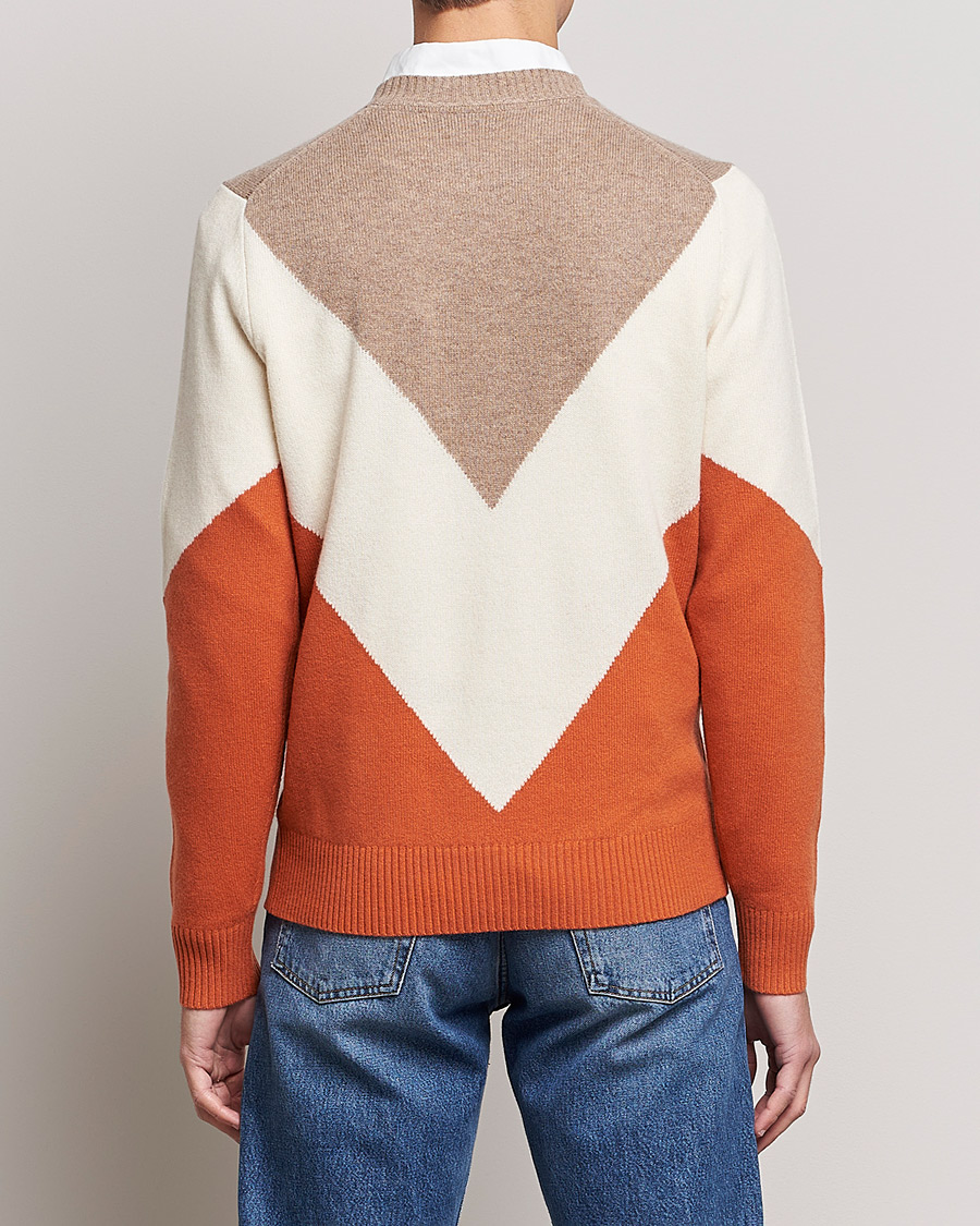 Mies | Puserot | Morris | Novello Crew Neck Orange