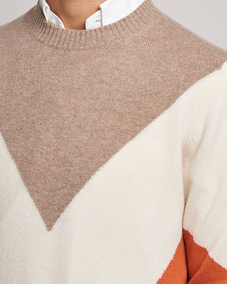 Mies | Puserot | Morris | Novello Crew Neck Orange