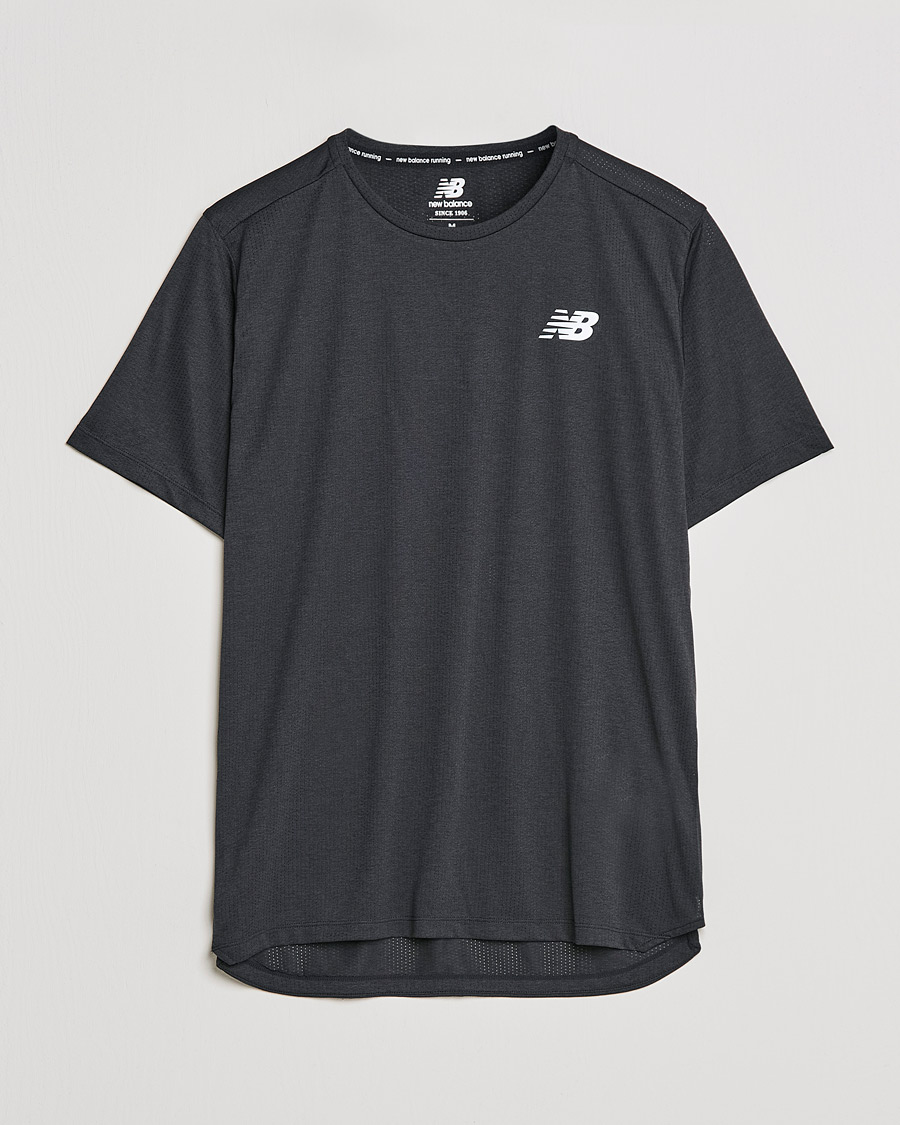 Miehet |  | New Balance Running | Impact Run Short Sleeve T-Shirt Black