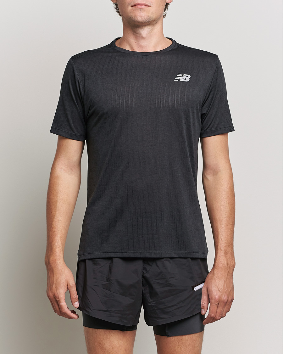 Mies | T-paidat | New Balance Running | Impact Run Short Sleeve T-Shirt Black