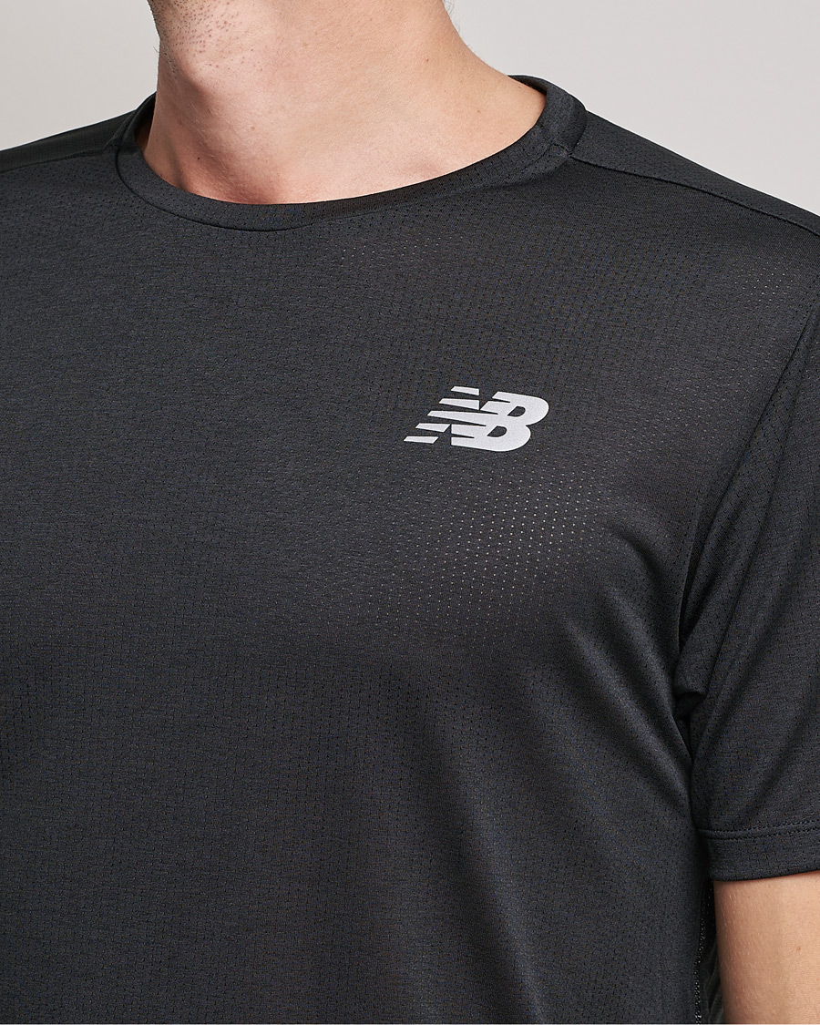 Mies | T-paidat | New Balance Running | Impact Run Short Sleeve T-Shirt Black