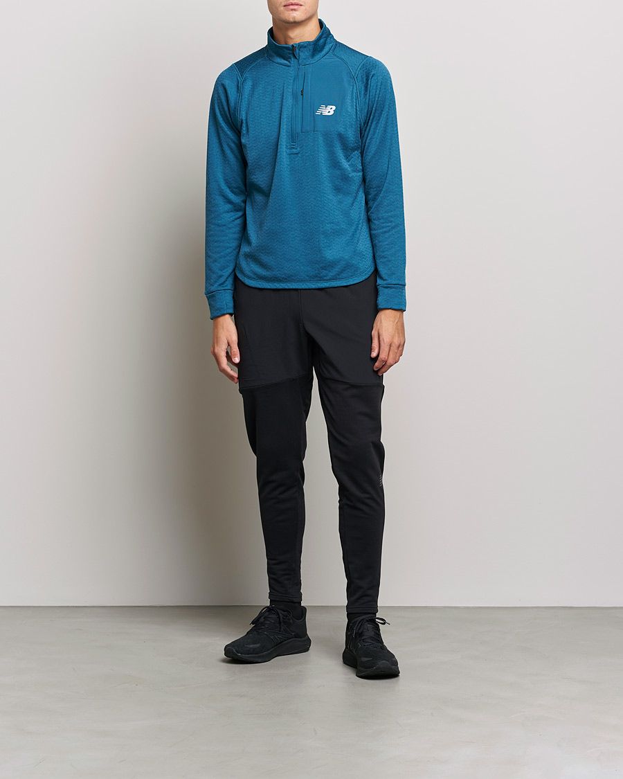 Mies | Puserot | New Balance Running | Heat Grid Half Zip Dark Moonstone