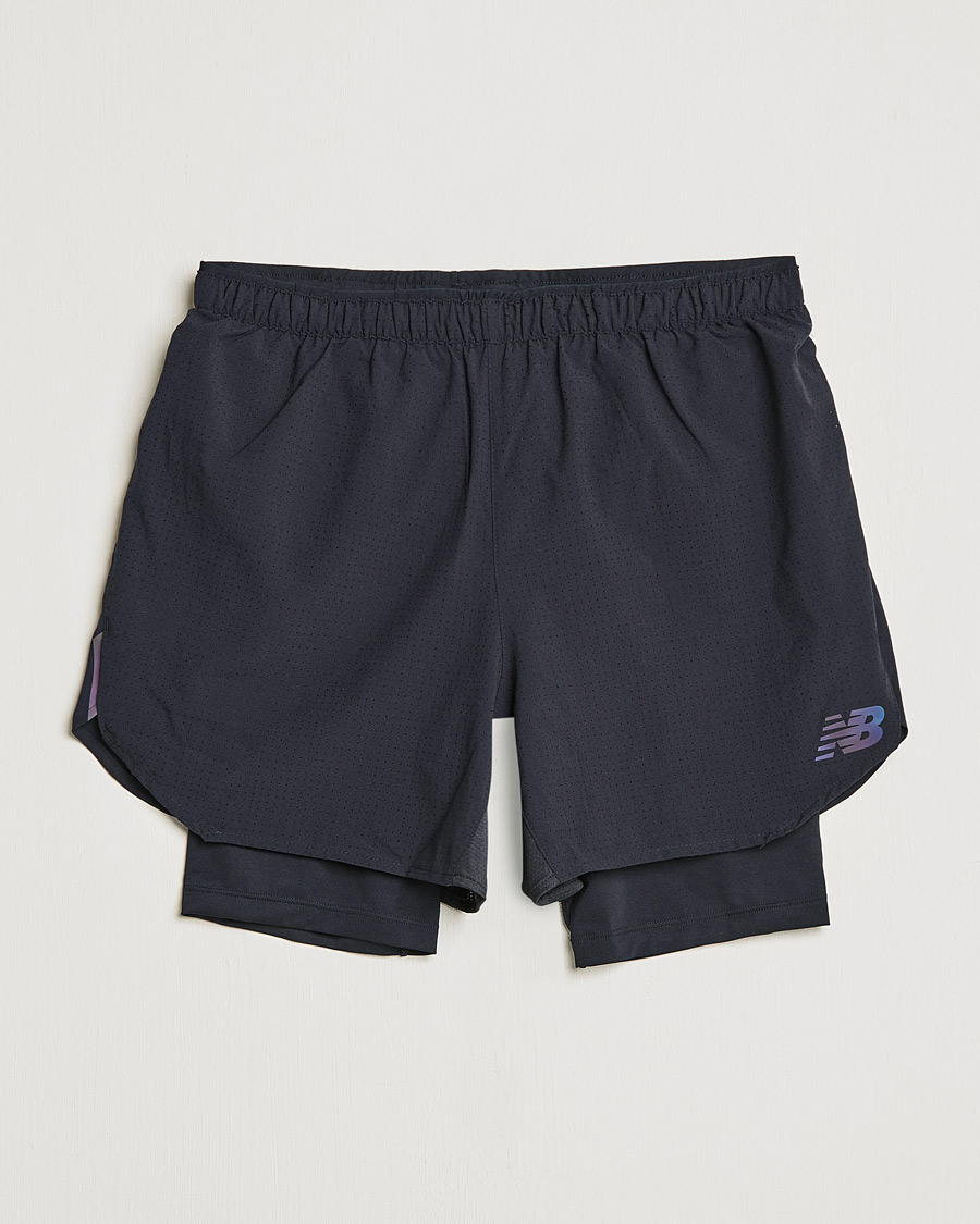 Mies | Shortsit | New Balance Running | Q Speed 2 in 1 Shorts Black