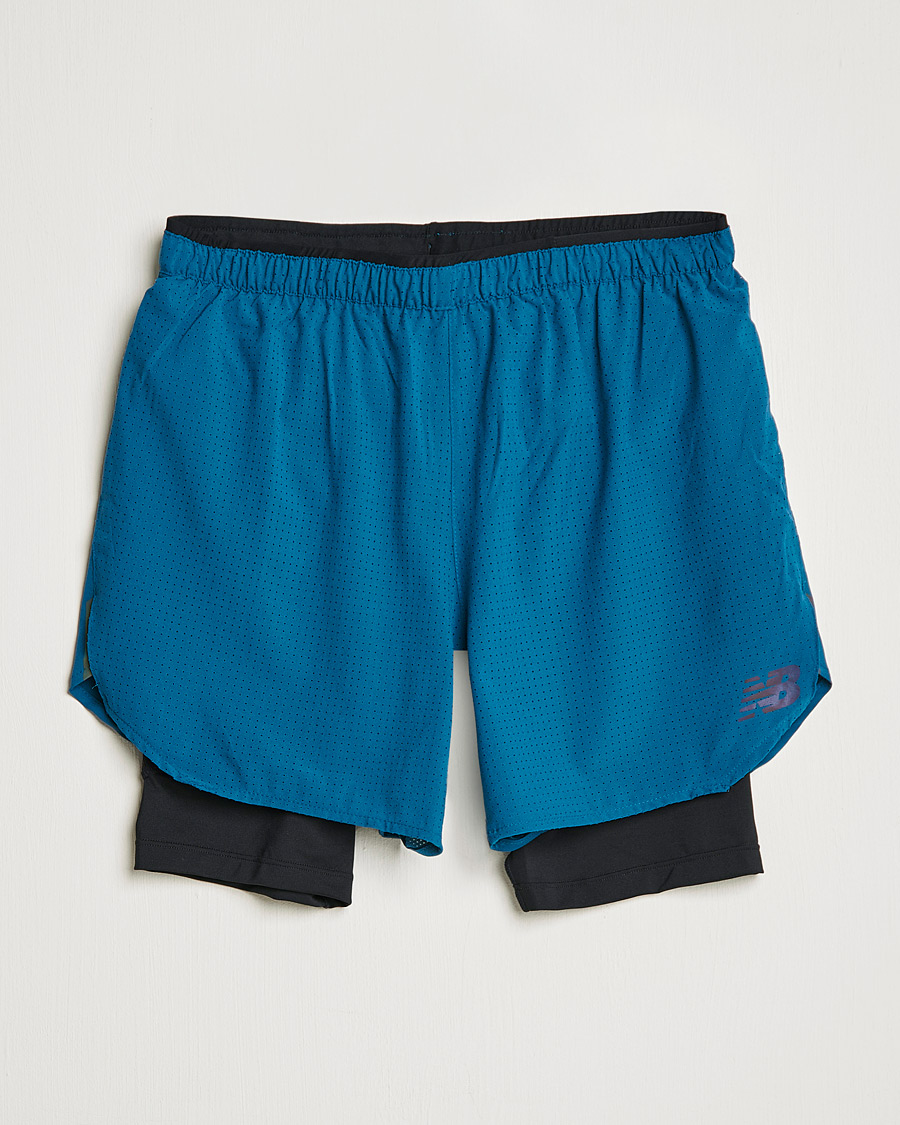 Mies | Shortsit | New Balance Running | Q Speed 2 in 1 Shorts Dark Moonstone