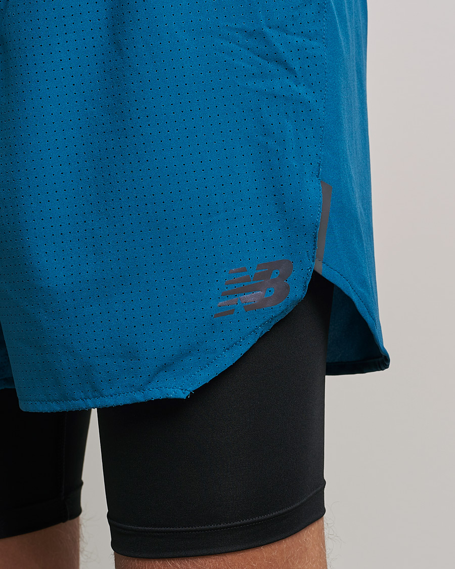 Mies | Shortsit | New Balance Running | Q Speed 2 in 1 Shorts Dark Moonstone