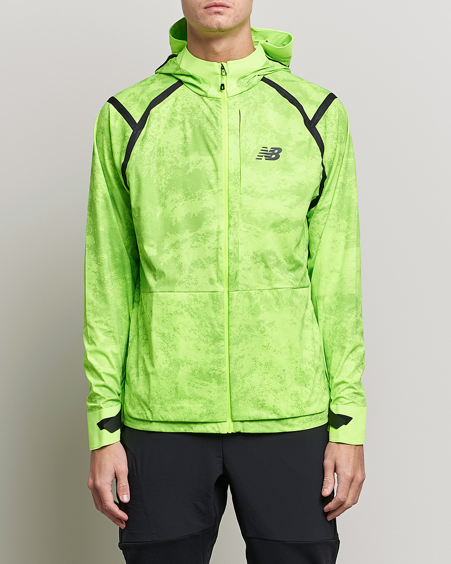 Mies | New Balance Running | New Balance Running | All-Terrain Waterproof Jacket Pixel Green