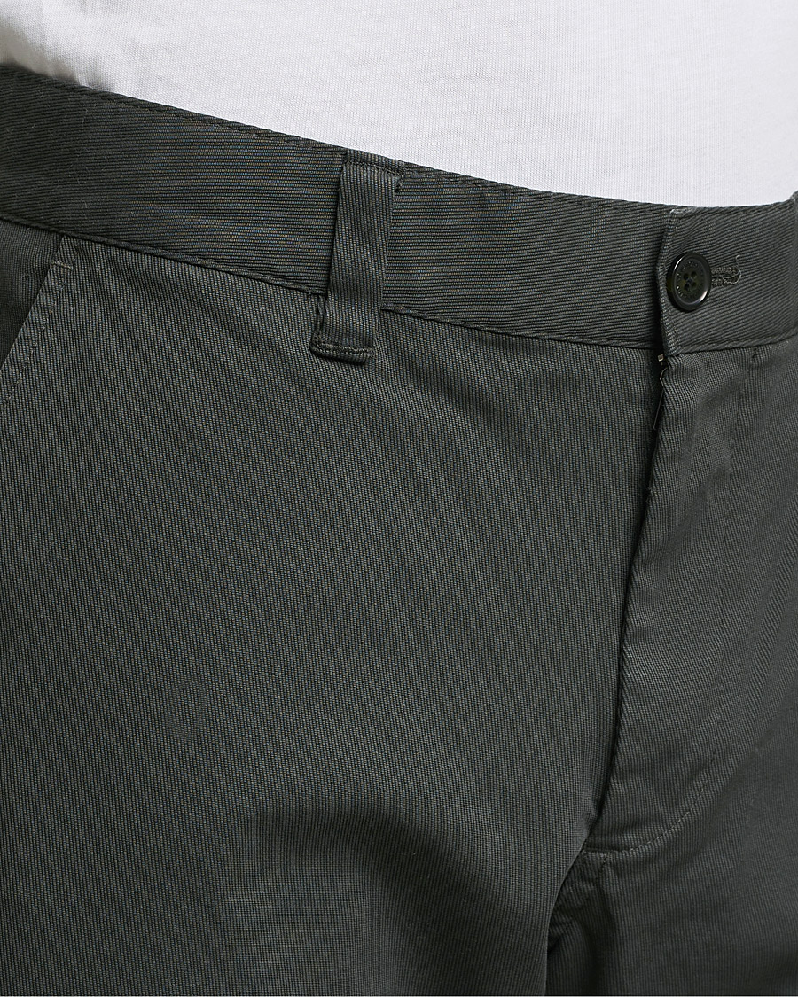 Mies | Housut | NN07 | Alex Straight Fit Cotton Chinos Dark Army