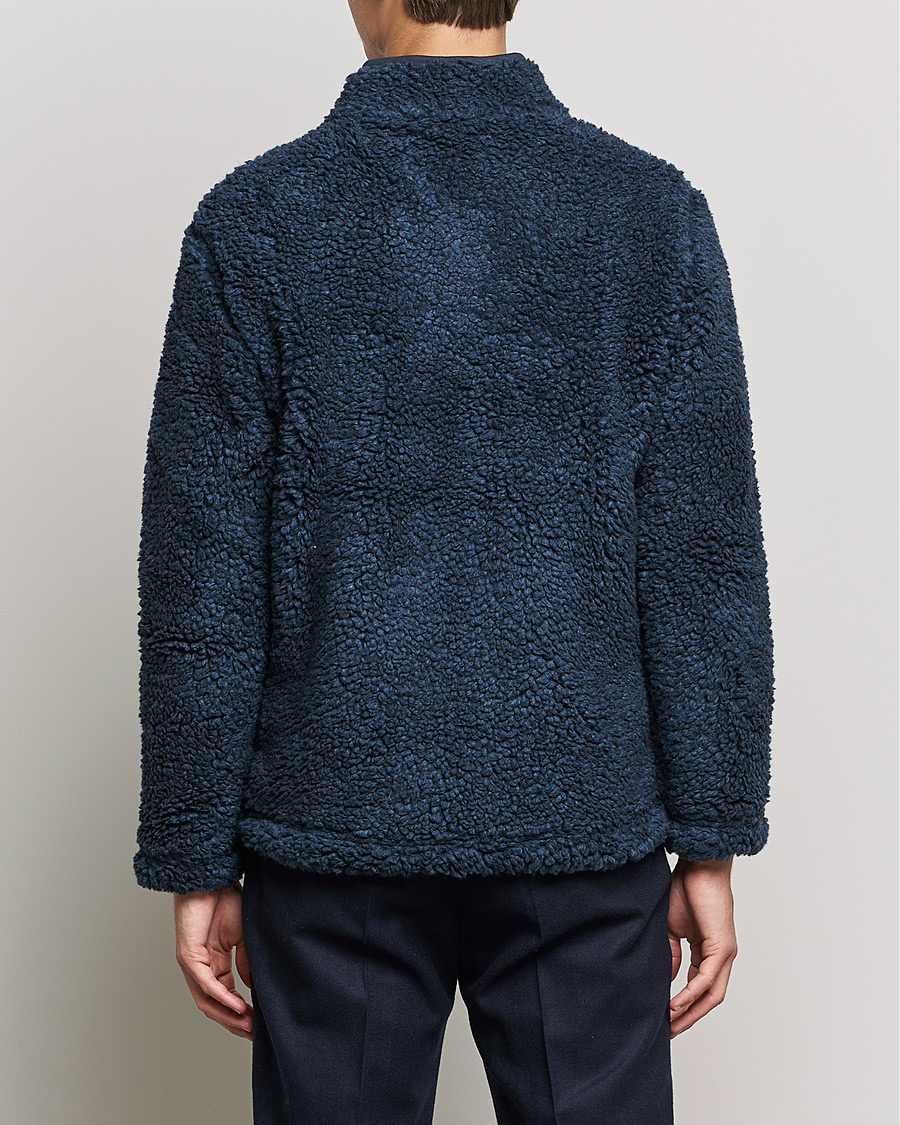 Mies | Puserot | NN07 | Morten Fleece Full Zip Sea Blue