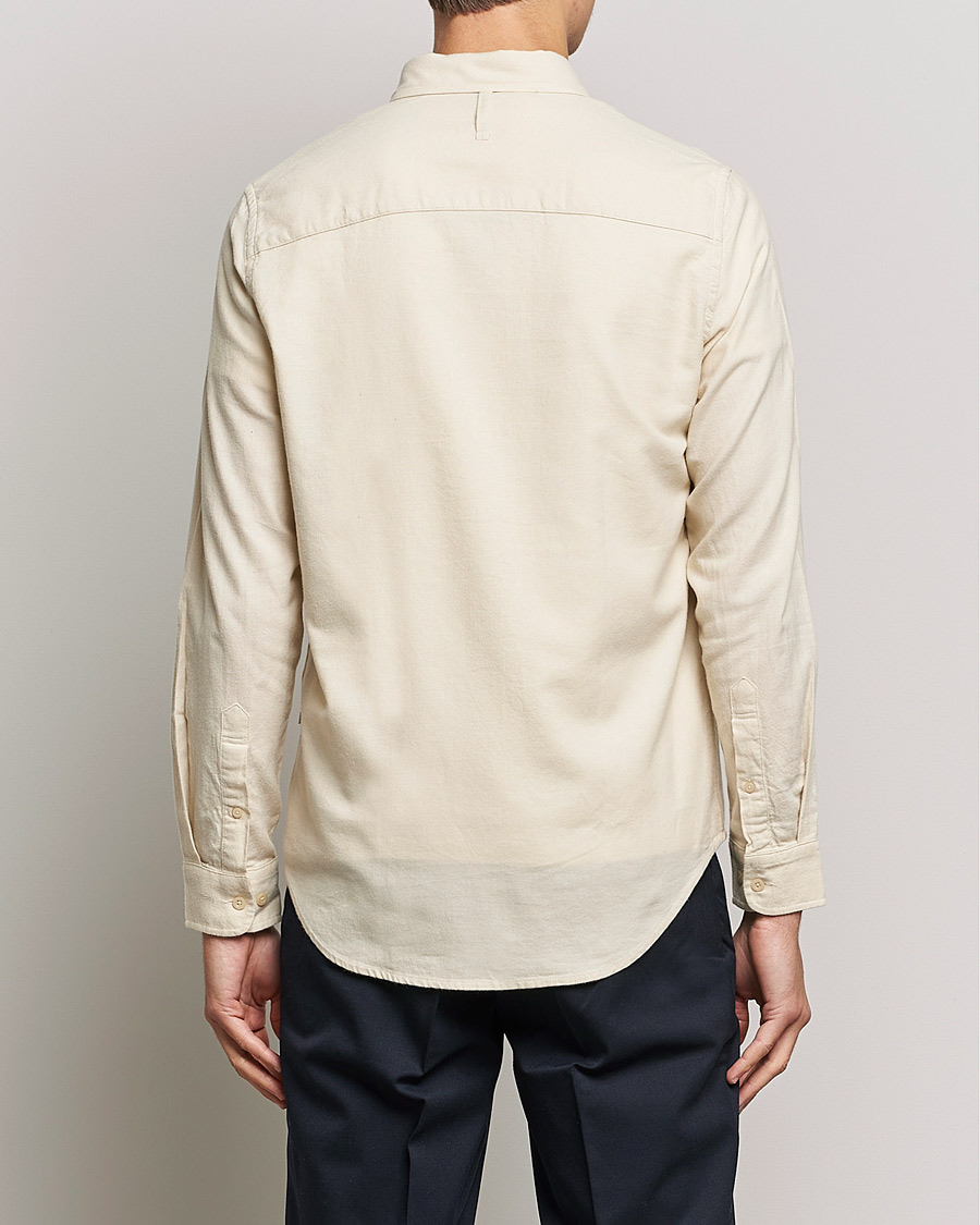 Mies | Kauluspaidat | NN07 | Arne Brushed Flannel Shirt Ecru
