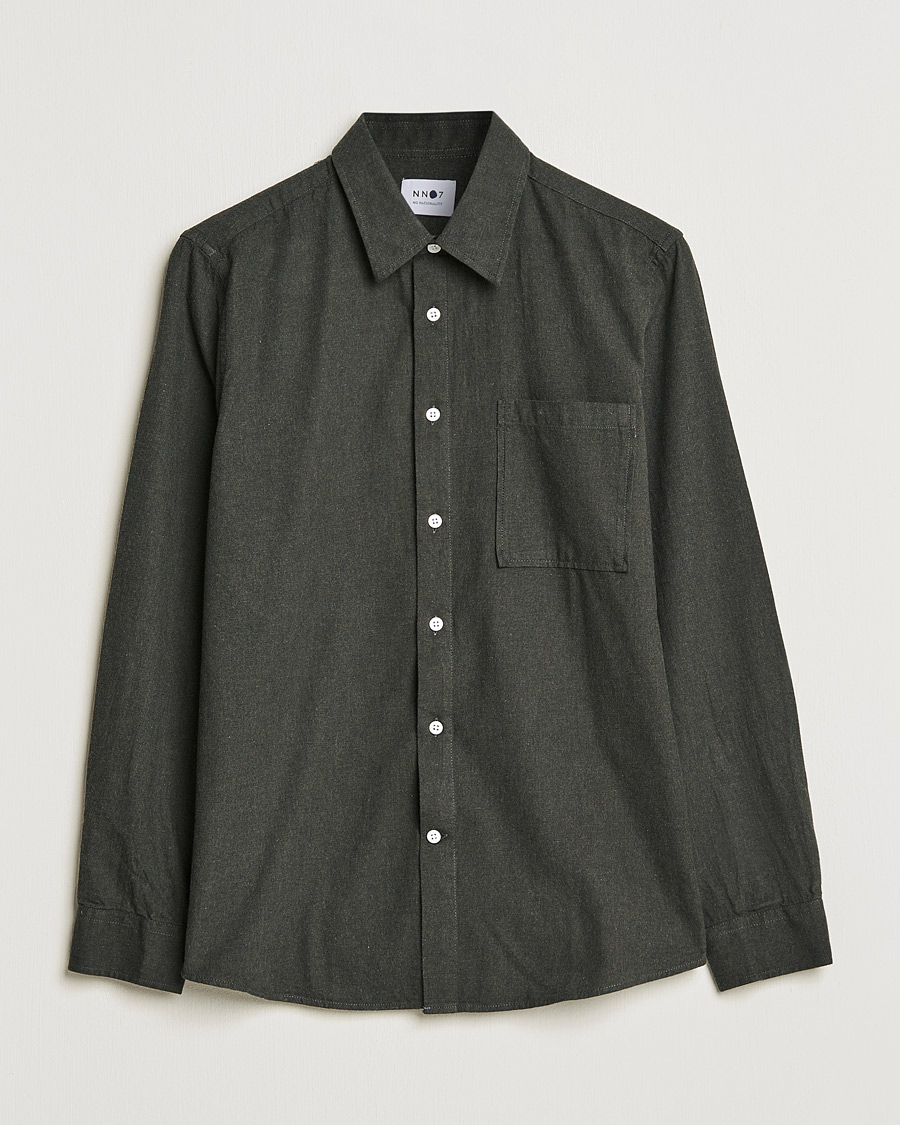 Mies | Kauluspaidat | NN07 | Arne Flannel Shirt Army