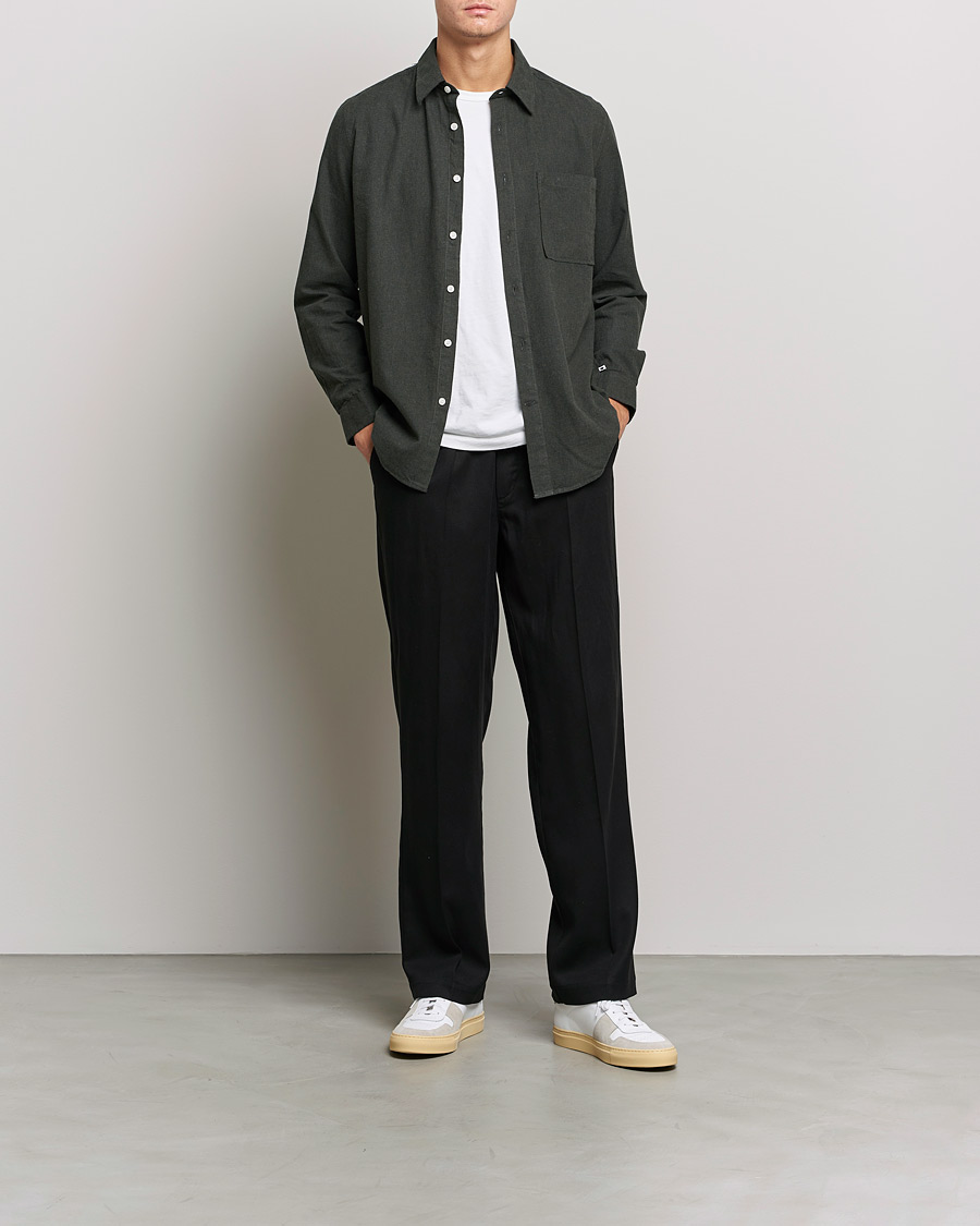 Mies | Kauluspaidat | NN07 | Arne Flannel Shirt Army