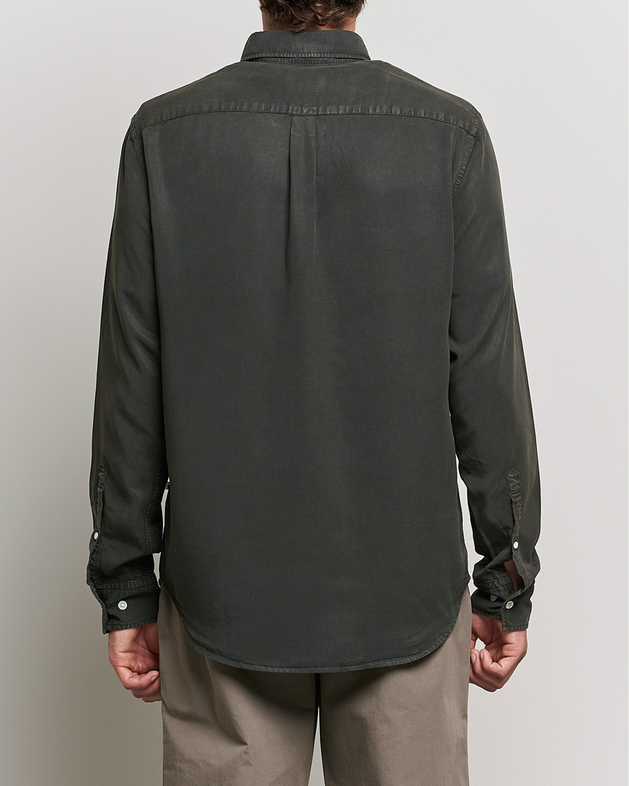 Mies | Kauluspaidat | NN07 | Levon Tencel Shirt Dark Army