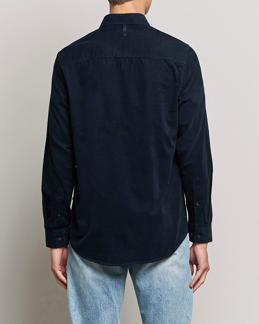 Mies | Kauluspaidat | NN07 | Arne Corduroy Shirt Navy